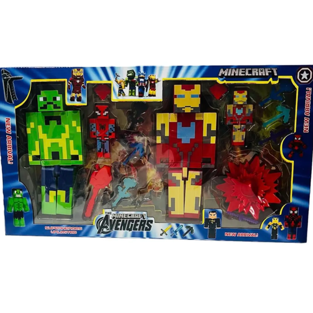 1996 2Lİ DEV MINECRAFT HULK/BATMAN*48