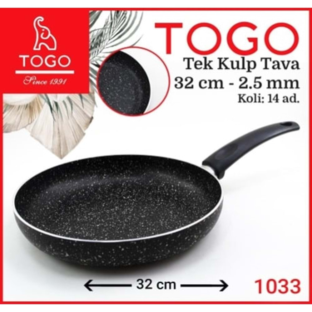 1033 TOGO-AS 32CM 2,5MM GRANİT TEK KULP TAVA(14)