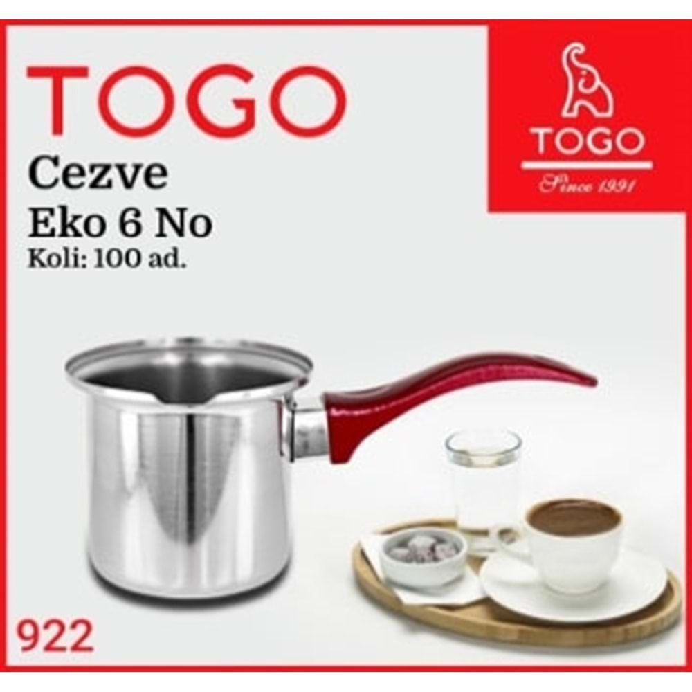 922 TOGO-TR EKO NO:6 CEZVE *100