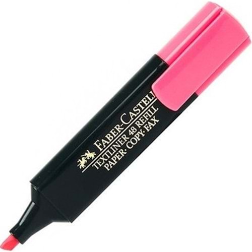 FABER 48 FOSFORLU KALEM TEXLİNER PEMBE*10