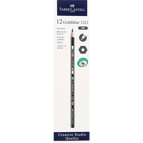 FABER 1221 DERECELİ KURŞUN KALEM 2B *12