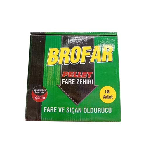108 BROFAR PELET FARE ZEHİRİ 80 GR *12