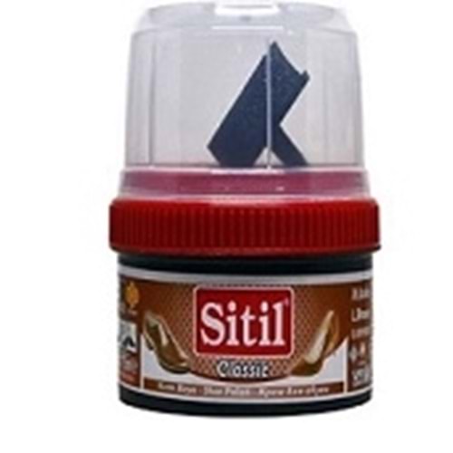 SİTİL AYAKKABI BOYASI 50 ML A.KAHVE*12