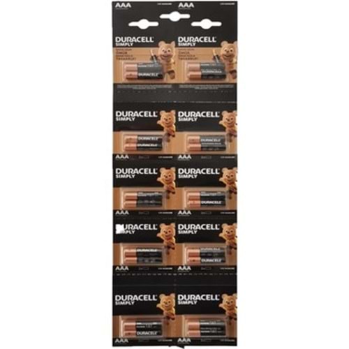 DURACELL KALEM PİL KARTELA*10