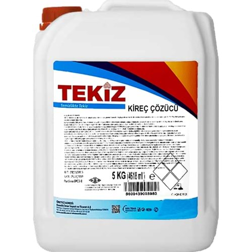 TEKİZ KİREÇ ÇÖZÜCÜ 5 KG*4