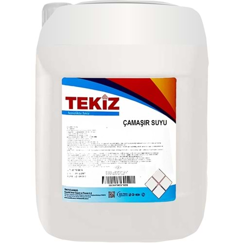 TEKİZ ÇAMAŞIR SUYU 20 KG