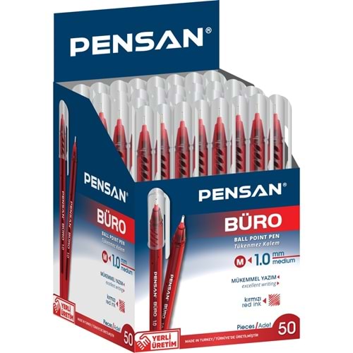 PENSAN 2270 TÜKENMEZ BÜRO KIRMIZI*50