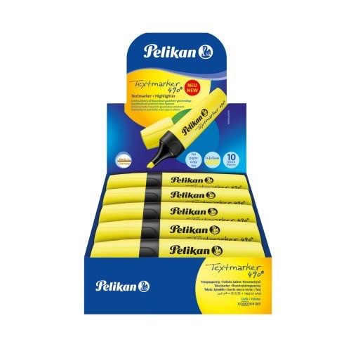 PELİKAN 490 FOSFORLU KALEM SARI*10
