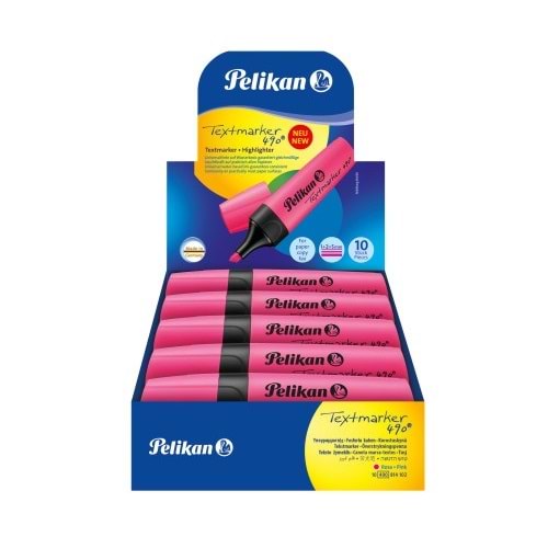 PELİKAN 490 FOSFORLU KALEM PEMBE*10