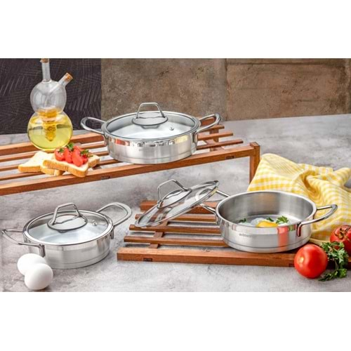 S1187 EVİMSARAY LUNA OMLET SET