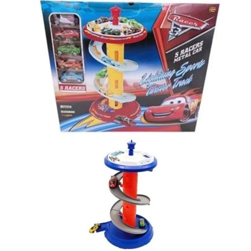 SPR-47 TOYSAN RACER TWISTER TRACK-5 METAL CARS *12