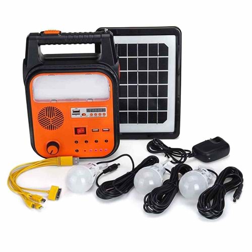 GS902P GOLD SILVER GÜNEŞ ENERJİ EV IŞIK SİSTEMİ*16