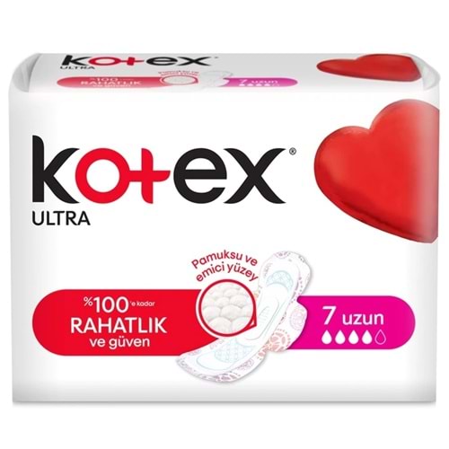 KOTEX ULTRA UZUN PED 7 Lİ*24