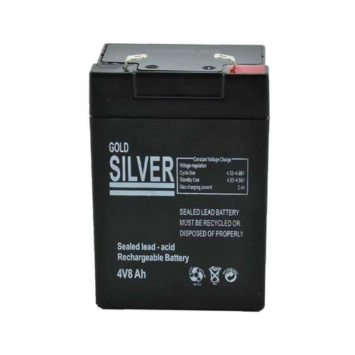 093 GOLD SILVER IŞILDAK AKÜ 4V8Ah*20