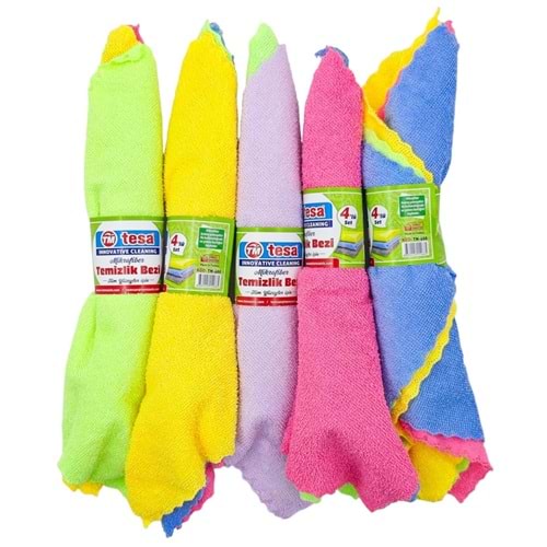 TEMSAN TM468 TESA MİKROFİBER BEZ 4 LÜ*12
