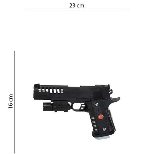 M777L SÜPER LAZERLİ BONCUKLU TABANCA POŞETLİ*96