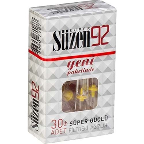 SÜZEN 92 AĞIZLIK FİLİTRE 30LU*24