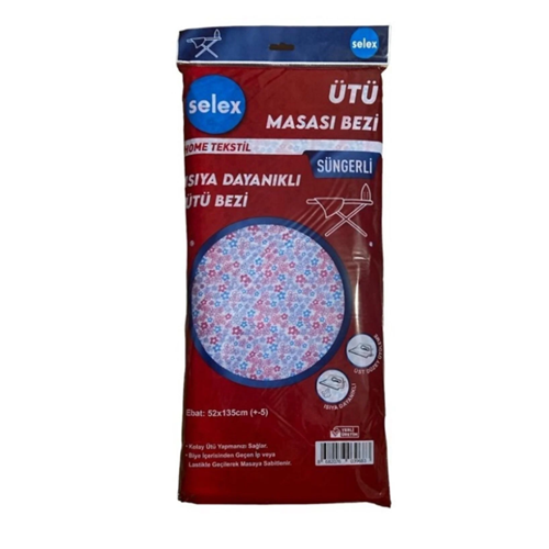 SELEX ÜTÜ MASASI BEZİ SÜNGERLİ 52X135*100