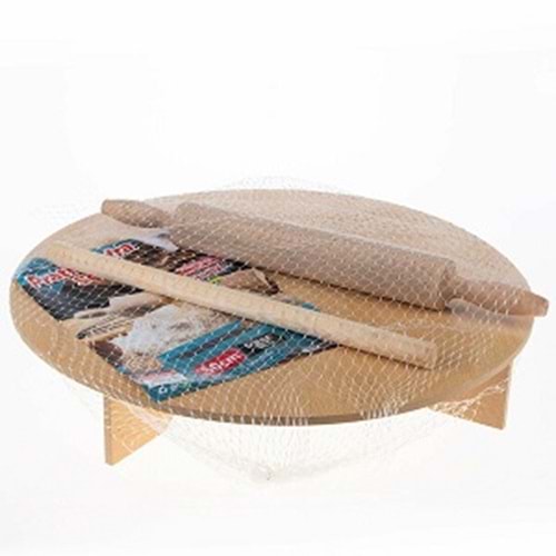 BARAN WOOD 3775 PRATİK SOFRA SETİ 50 CM*8