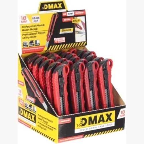 DMX1820 DMAX PROF. PLASTİK MAKET BIÇAĞI*24
