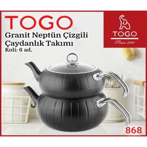 868 TOGO ÇAYDANLIK GRANİT NEPTÜN ÇİZGİLİ 4 PCS*4