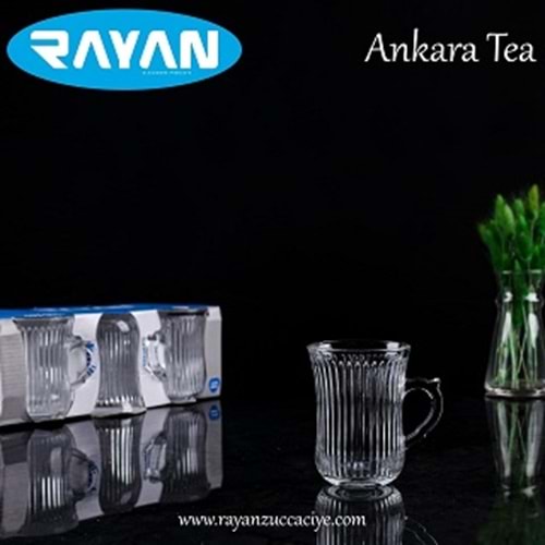 RAYAN RYGX0376 ANKARA TEA MUG 6 LI KULPLU BARDAK*8