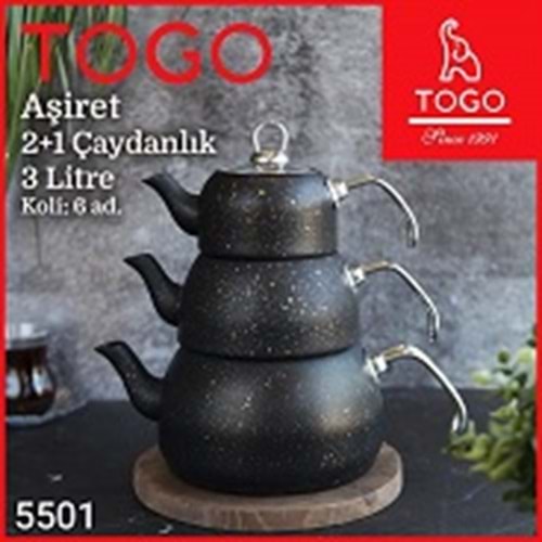 TOGO 5501 JUMBO 2+1 ÇAYDANLIK 3 LT*4