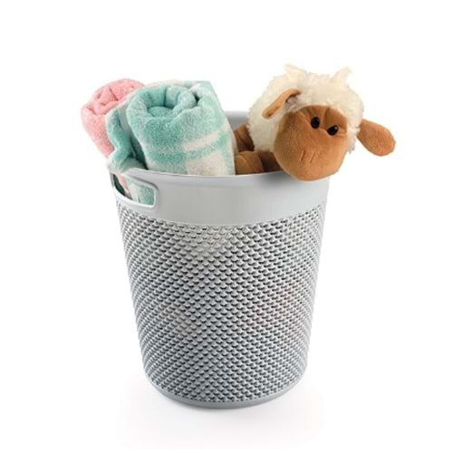 ÜÇSAN M1085 DAMLA DESEN ÇOK AMAÇLI SEPET YUVARLAK*12