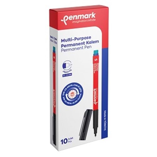 PENMARK HS20502 ASETAT KALEM (S) S MAVİ 0,1-0,03MM*10