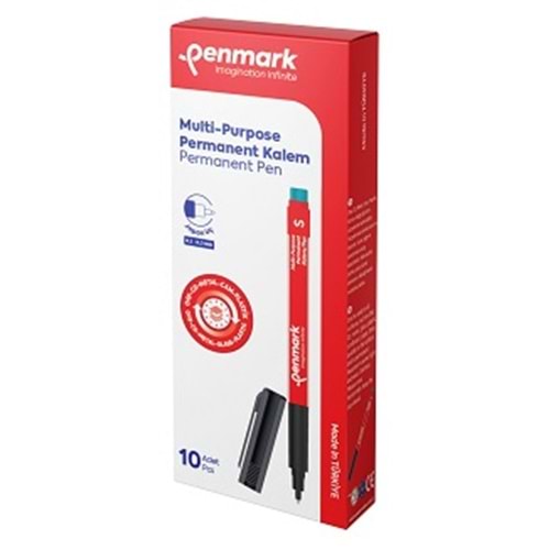 PENMARK HS20503 ASETAT KALEM (S) KIRMIZI 0,1-0,03MM*10