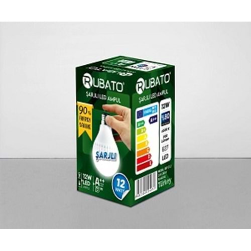 RUBATO RBT212 LED AMPUL ŞARJLI 12 W