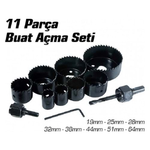BUAT AÇMA SETİ PANÇ TAKIMI 11 PARÇA