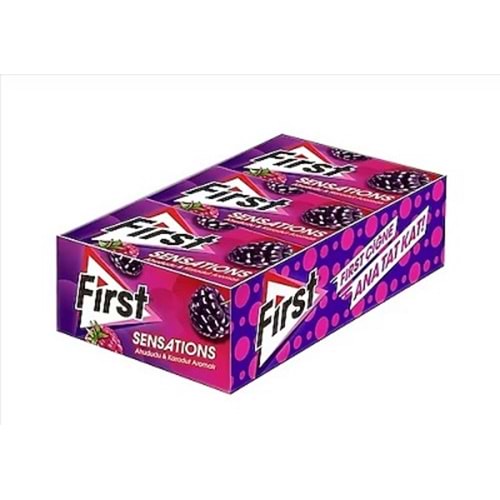 FİRST SAKIZ SENSATIONS AHUDUDU / KARADUT AROMALI*12