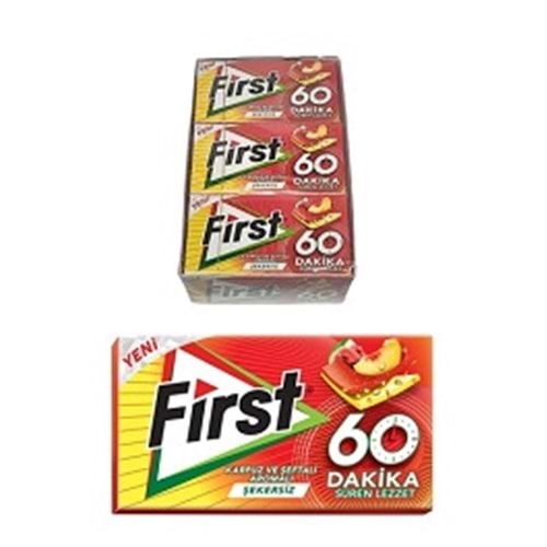 FİRST SAKIZ SENSATIONS KARPUZ / ŞEFTALİ AROMALI*12