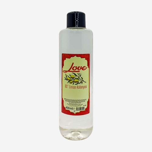 LOVE 400 ML LİMON KOLONYA*36