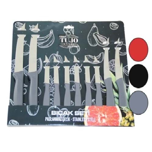 YAKUT 6690 TUJO 10 LU BIÇAK SETİ *48
