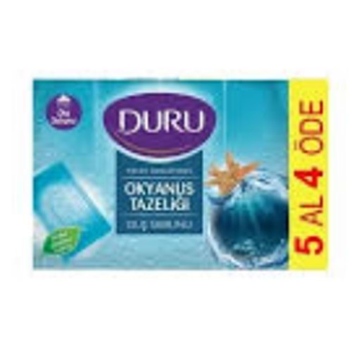 DURU FRESH SEN. OKYANUS FERAHLIĞI BANYO SABUN 5 Lİ 750 GR *18