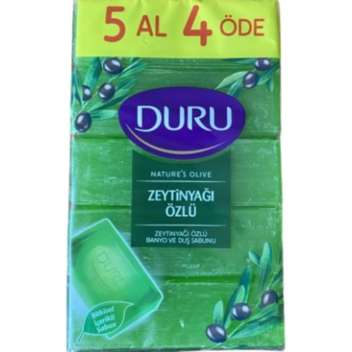 DURU NATURAL OLİVE ZEYTİN YAĞLI BANYO SABUN 750 GR *18