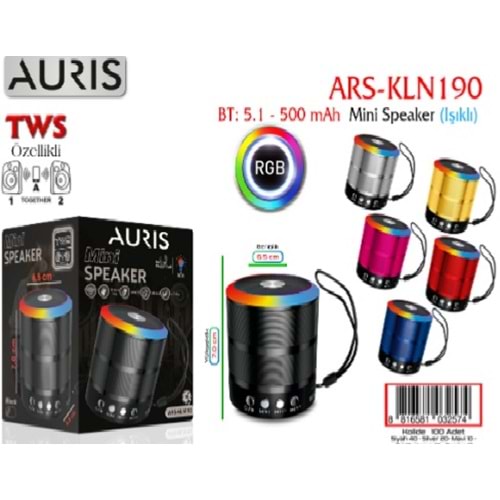 ARS-KLN190 AURİS SES BOMBASI/HOPARLÖR