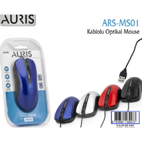 MS01 AURIS MOUSE KABLOLU