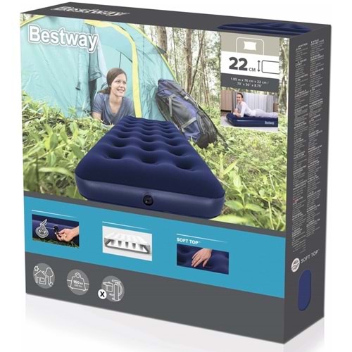 BESTWAY 67000 ŞİŞME HAVA YATAĞI 185cm*76cm*22cm