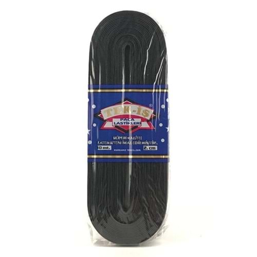 ÇEVİK ENLİ ÇAMAŞIR LASTİK 2 CM 10MT SİYAH *50