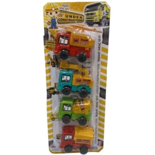 İMG158 İNŞAAT ARAÇ SETİ 4 LÜ *85
