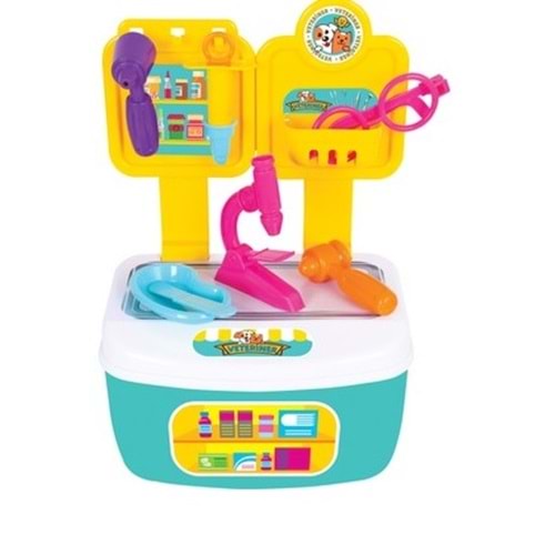 TOYSAN 3981 ROLE PLAY VETERİNER DÜKKANI KUTUSUZ