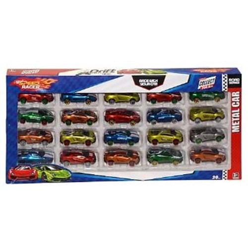 TOYSAN TOY35 SPEED RACER METAL ARABA 20 Lİ