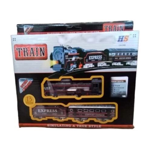 TOYSAN 19026B ÇUF ÇUF TREN 13 PARÇA PİLLİ