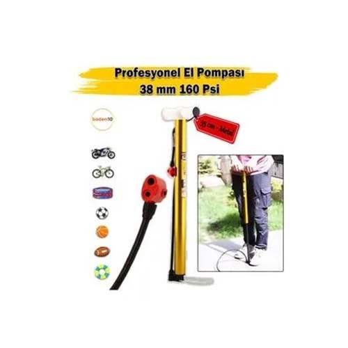 MID35-S METALİK AYAK POMPASI 55 CM *50