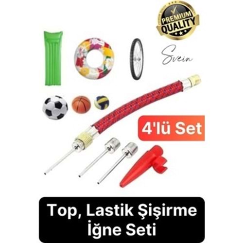 BP888 BİSİKLET LASTİK VE TOP ŞİŞİRME İĞNE HORTUM APARATI *500