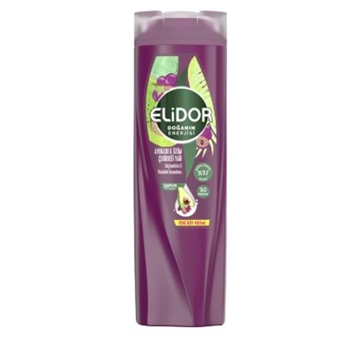 ELİDOR ŞAMPUAN AVOKADO VE ÜZÜM ÇEKİRDEĞİ YAĞI 400 ML *6*18