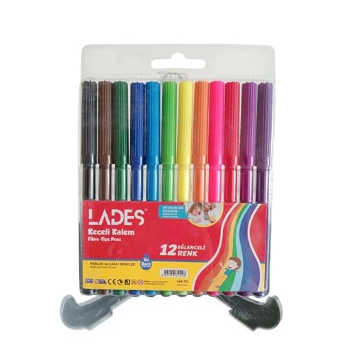 LADES LKK112 KEÇELİ KALEM 12Lİ